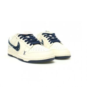 【AT11854】ルイ・ヴィトン×ナイキSBダンクロー コラボスニーカー デニムブルー 新作 | Nike x Dunk