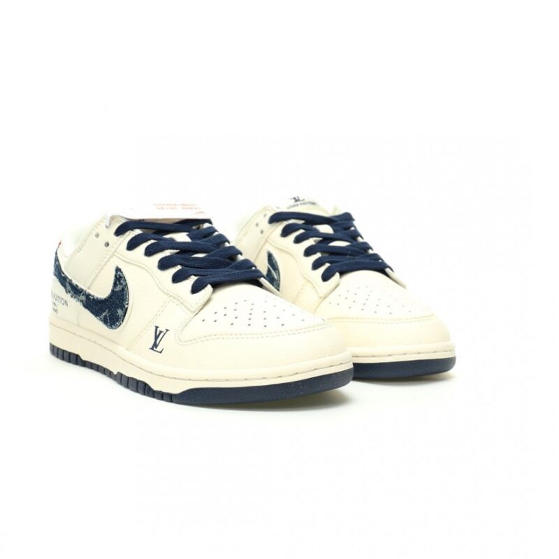 【AT11854】ルイ・ヴィトン×ナイキSBダンクロー コラボスニーカー デニムブルー 新作 | Nike x Dunk