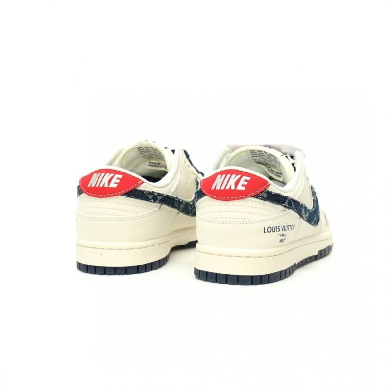 【AT11854】ルイ・ヴィトン×ナイキSBダンクロー コラボスニーカー デニムブルー 新作 | Nike x Dunk