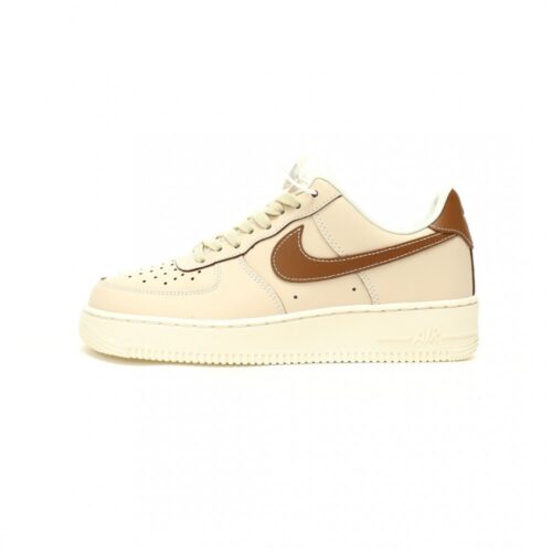 【AT11883】ナイキ Air Force 1 '07 Low パールホワイトブリティッシュタンスニーカー | Nike x Air Force 1