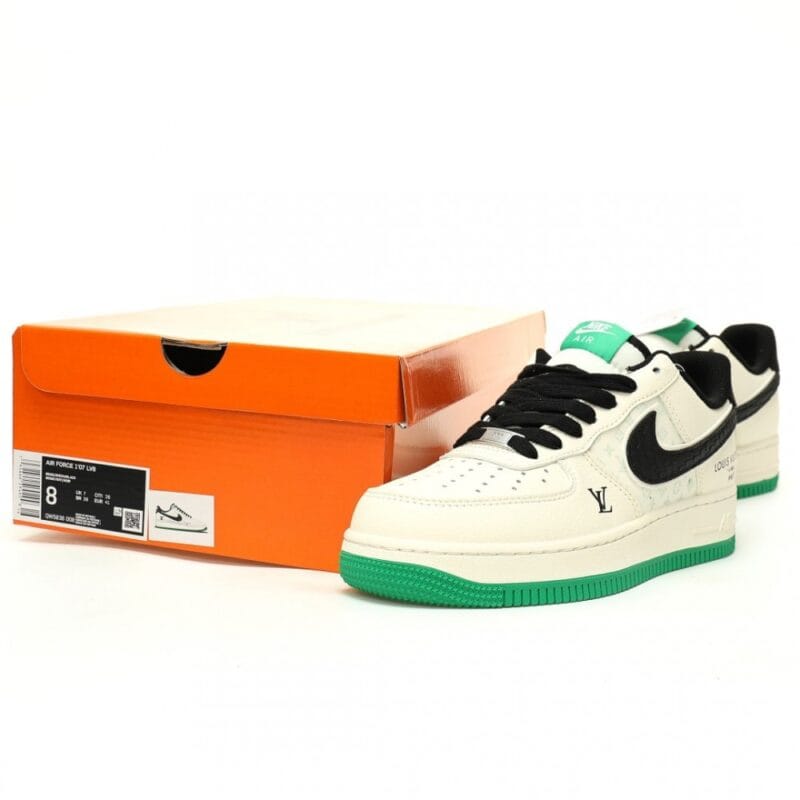 【AT11885】ルイ・ヴィトン × ナイキ エアフォース1 - ハイエンド カスタム スニーカー | Nike x Louis Vuitton