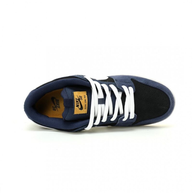 【AT11887】Nike SB Dunk Low Pro PRM スケートボードシューズ - ネイビー&ブラックカラー | Dunk