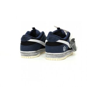 【AT11887】Nike SB Dunk Low Pro PRM スケートボードシューズ - ネイビー&ブラックカラー | Dunk