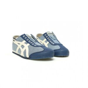 【AT11895】Onitsuka Tiger 鬼塚虎 Mexico 66 Paratyシリーズ カジュアルシューズ、淡い青とアイボリーのディテールを施したライフスタイル表現 | Onitsuka Tiger
