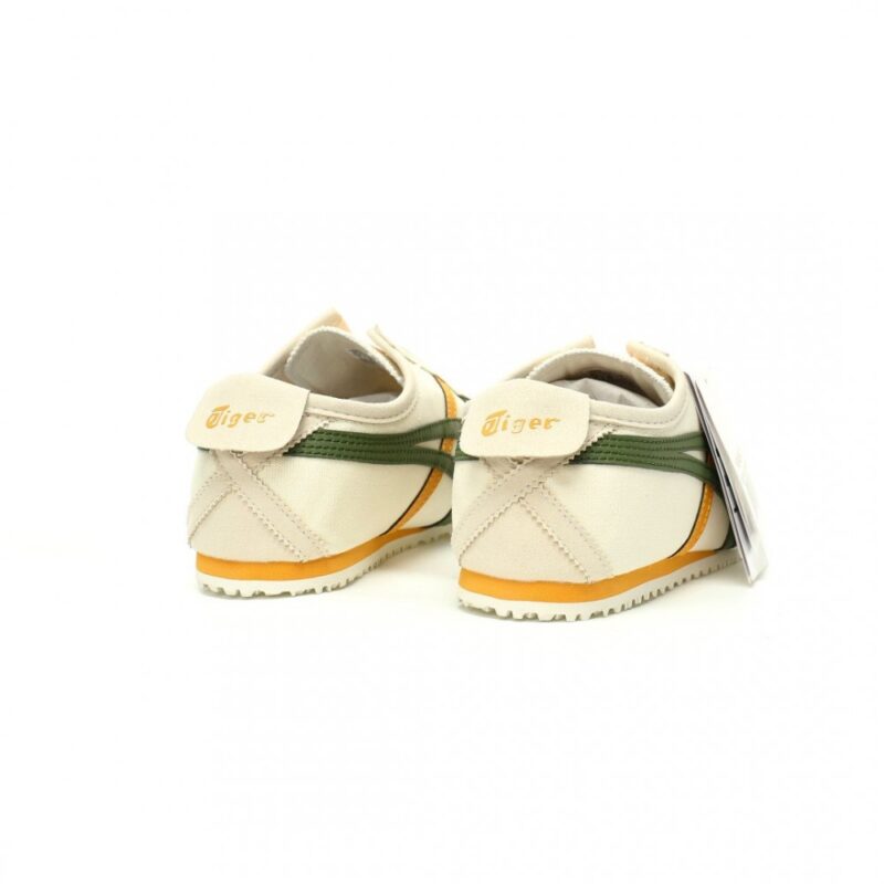 【AT11896】Onitsuka Tiger Mexico 66 Slip-On メキシコ 66 スリッポン アイボリー オリーブグリーン オレンジ | Onitsuka Tiger