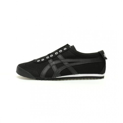 【AT11898】Onitsuka Tiger　オニツカタイガーMexico 66 スリップオンブラック　高密度キャンバススニーカー | Onitsuka Tiger