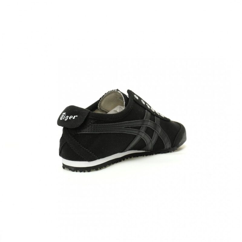 【AT11898】Onitsuka Tiger　オニツカタイガーMexico 66 スリップオンブラック　高密度キャンバススニーカー | Onitsuka Tiger