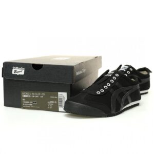 【AT11898】Onitsuka Tiger　オニツカタイガーMexico 66 スリップオンブラック　高密度キャンバススニーカー | Onitsuka Tiger