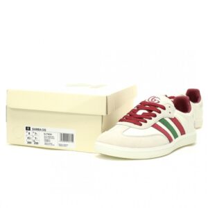 【AT11900】グッチ x アディダスコラボ Samba OG スニーカー - ハイブリッドデザインと豪華な美学で完璧な融合 | Gucci x Adidas