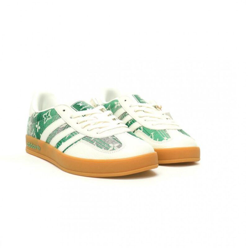 【AT11902】ルイ・ヴィトン x アディダス豪華コラボGazelle Indoor レトロスポーツシューズ | Louis Vuitton x Adidas