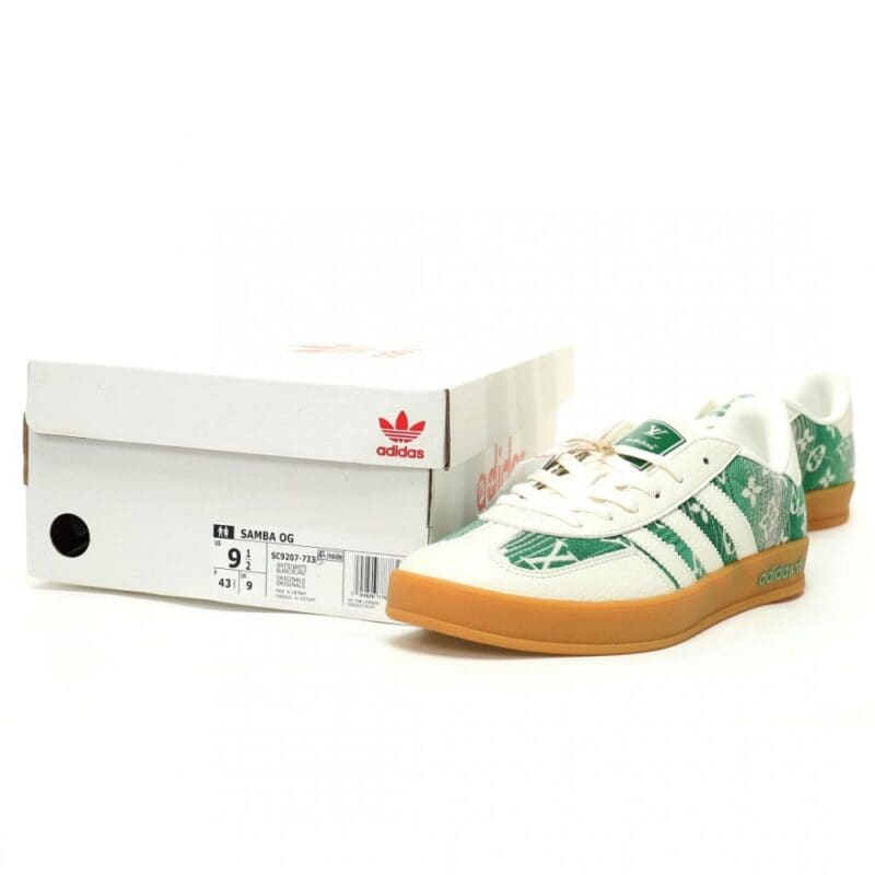 【AT11902】ルイ・ヴィトン x アディダス豪華コラボGazelle Indoor レトロスポーツシューズ | Louis Vuitton x Adidas