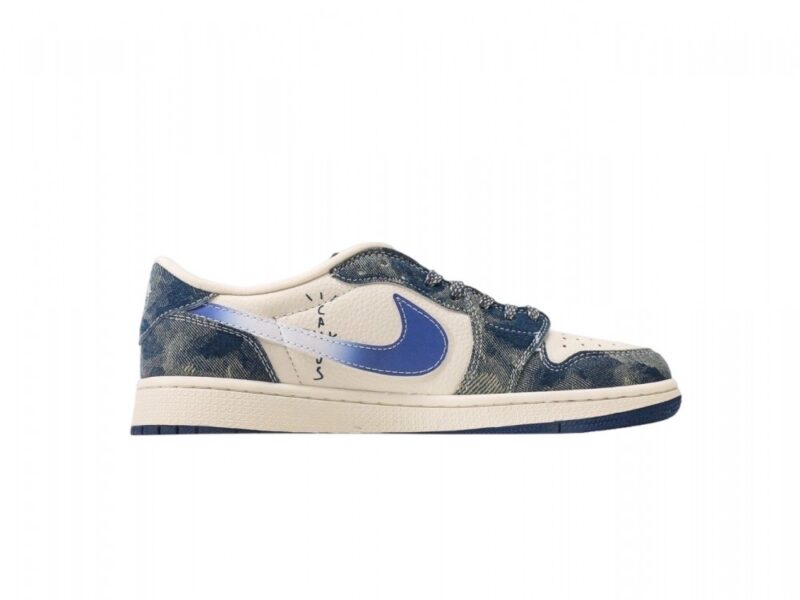 【AT11912】Jordan x Fragment Design x Travis Scott x Louis Vuittonのリザードスキンスニーカー | Louis Vuitton x Nike