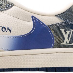 【AT11912】Jordan x Fragment Design x Travis Scott x Louis Vuittonのリザードスキンスニーカー | Louis Vuitton x Nike