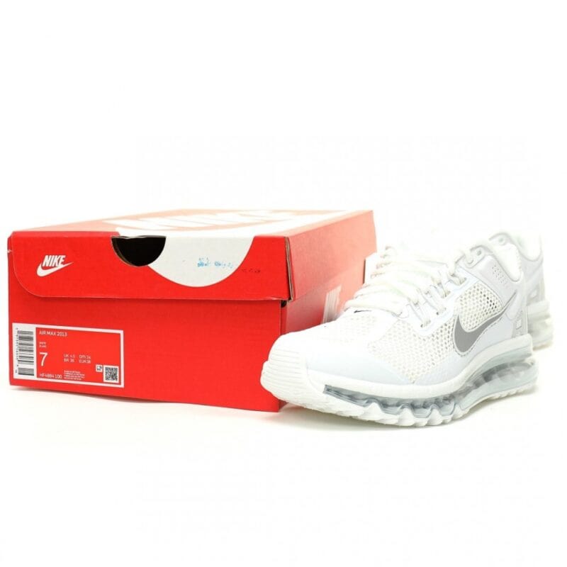 【AT12058】ナイキ エア マックス 2013 シルバー配色ランニングシューズ | Nike Air Max