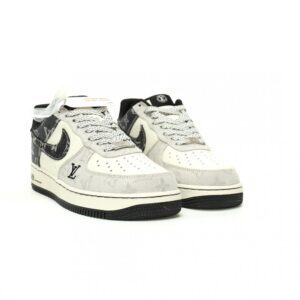 【AT12062】ルイ・ヴィトン×ナイキ エアフォース1 コラボ靴| ハイファッションストリートスタイル| ルイ・ヴィトン×Nike Air Force 1コラボ靴 | Louis Vuitton x Nike