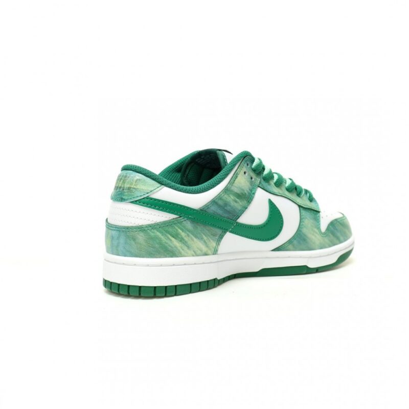【AT12084】Nike SB Dunk Lowホワイトグリーンウィロー涂鸦 スケートボードシューズ | Dunk