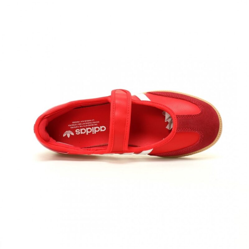 【AT12087】Adidas Originals 三つ葉のクローバー Samba OG Jane スリップオン女性用スニーカーレッド | Adidas Originals