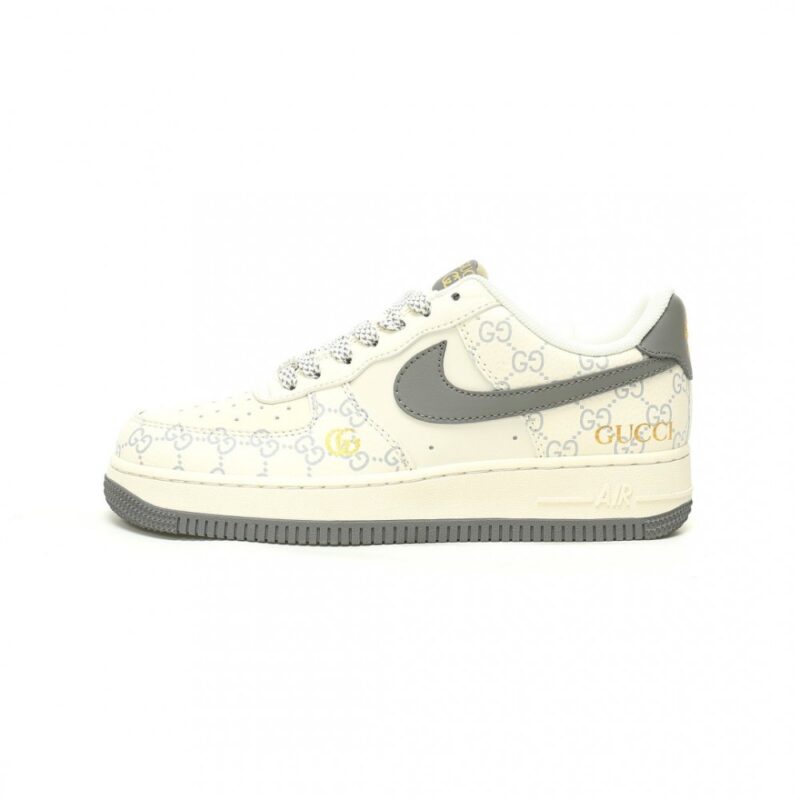 【AT12094】グッチ x ナイキ エア フォース １ ローコラボスニーカー - 贅沢なイタリアとスポーツ文化が融合 | Nike x Gucci