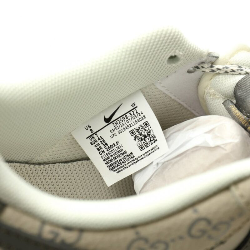 【AT12094】グッチ x ナイキ エア フォース １ ローコラボスニーカー - 贅沢なイタリアとスポーツ文化が融合 | Nike x Gucci