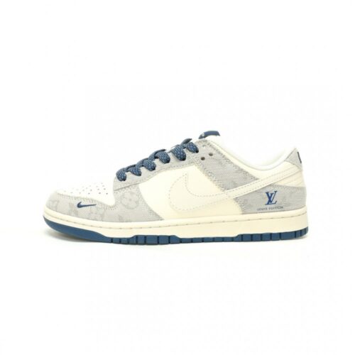 【AT12102】Louis Vuitton x Nike SB Dunk Low コラボスニーカー カジュアルファッションアート作品 | LV x Nike