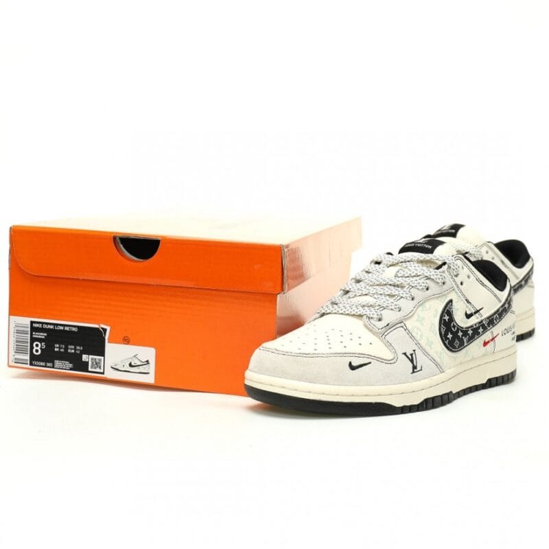 【AT12110】ルイ・ヴィトン × ナイキ SB ダンク ロー コラボレーションシューズ | Louis Vuitton x Nike