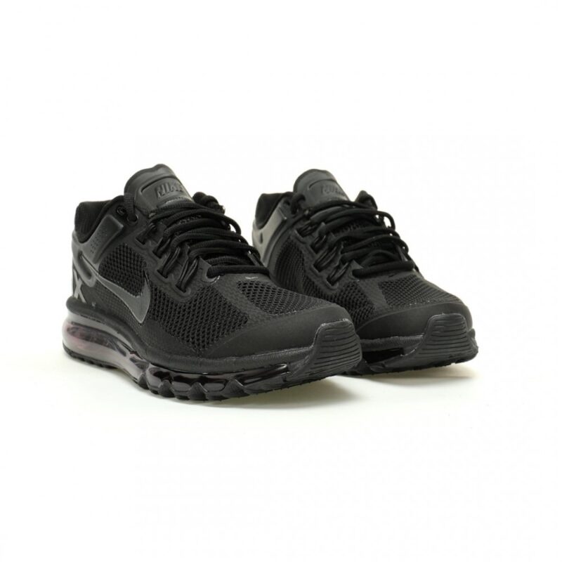 【AT12112】Nike Air Max 2013 トリプルブラック スニーカー 最新デザイン 新作シリーズ | Nike Air Max