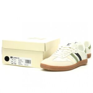 【AT12143】【ルイ・ヴィトン Louis Vuitton x アディダス】Samba OG シリーズスニーカー - ハイクラスなラグジュアリーとクラシックなスポーツを融合 | Louis Vuitton x Adidas
