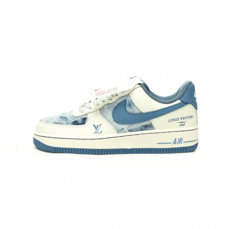 【AT12159】ルイ・ヴィトン x ナイキ Air Force 1 コラボランニングシューズ | LV x Nike