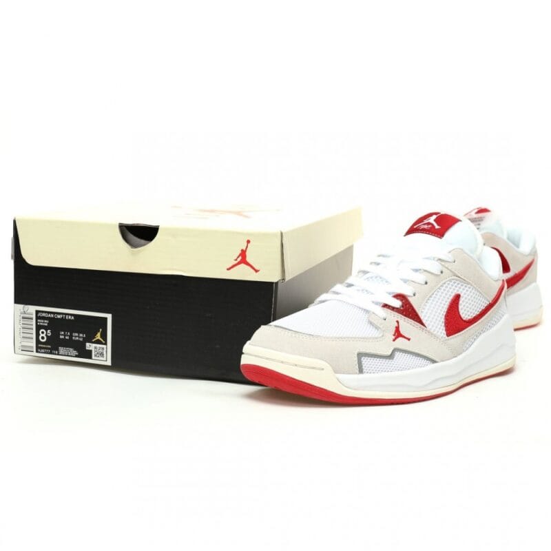 【AT12164】ナイキ ジョーダン CMFT エラー バスケットボールシューズ ホワイト&レッド ストリートスタイル ファッション | Air Jordan