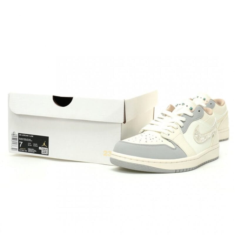 【AT12166】Nike Air Jordan 1 Low 'Sail Soft Pearl' ナイキ エアジョーダン 1 ロー セイル ソフトパール | Nike x Air Jordan