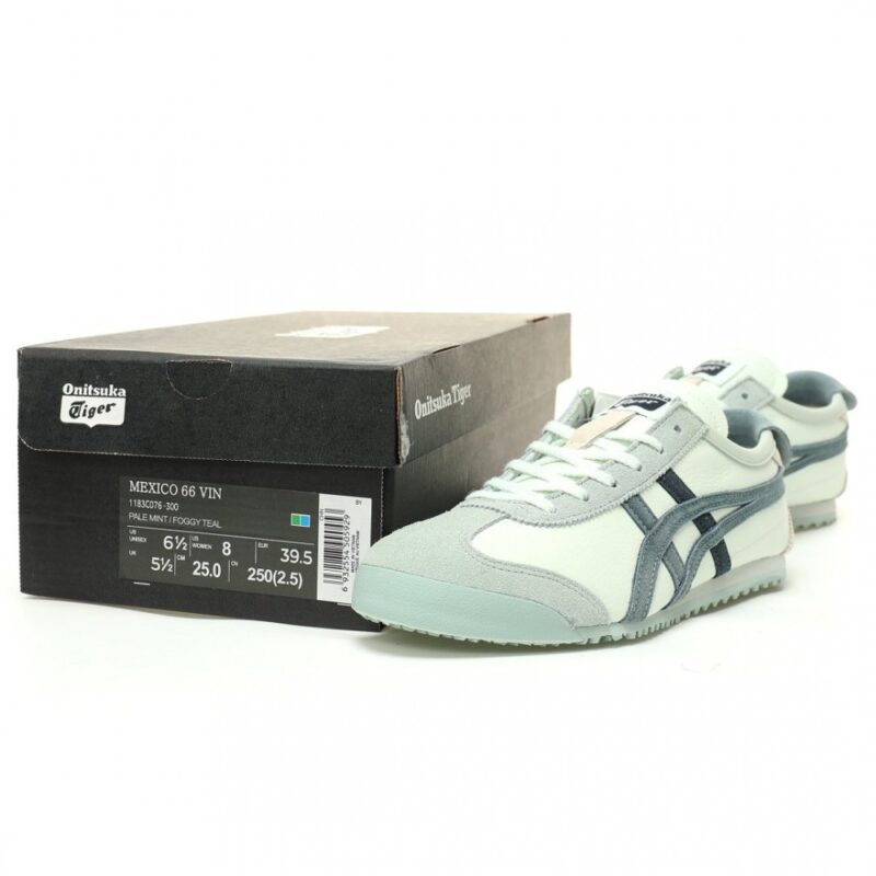 【AT12267】オニツカタイガー Onitsuka Tiger Mexico 66® シリーズ - レザーペパーミントミストグリーン | Onitsuka Tiger