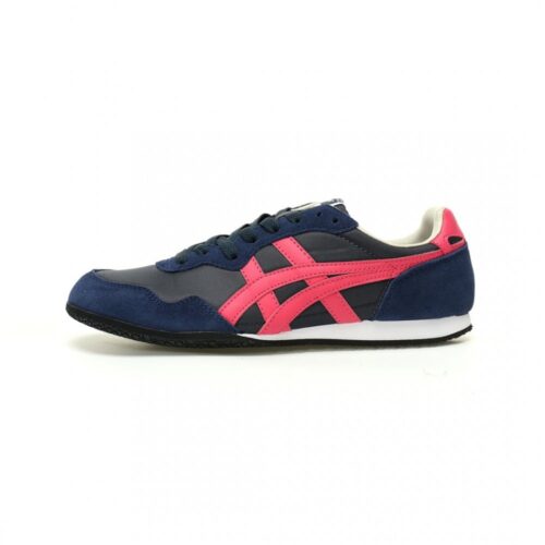 【AT12270】Onitsuka Tiger鬼塚虎 Serrano 塞拉诺シリーズ 海軍ブルーとバラのローカットカジュアルシューズ | Onitsuka Tiger