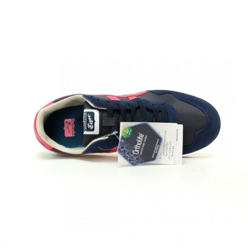 【AT12270】Onitsuka Tiger鬼塚虎 Serrano 塞拉诺シリーズ 海軍ブルーとバラのローカットカジュアルシューズ | Onitsuka Tiger