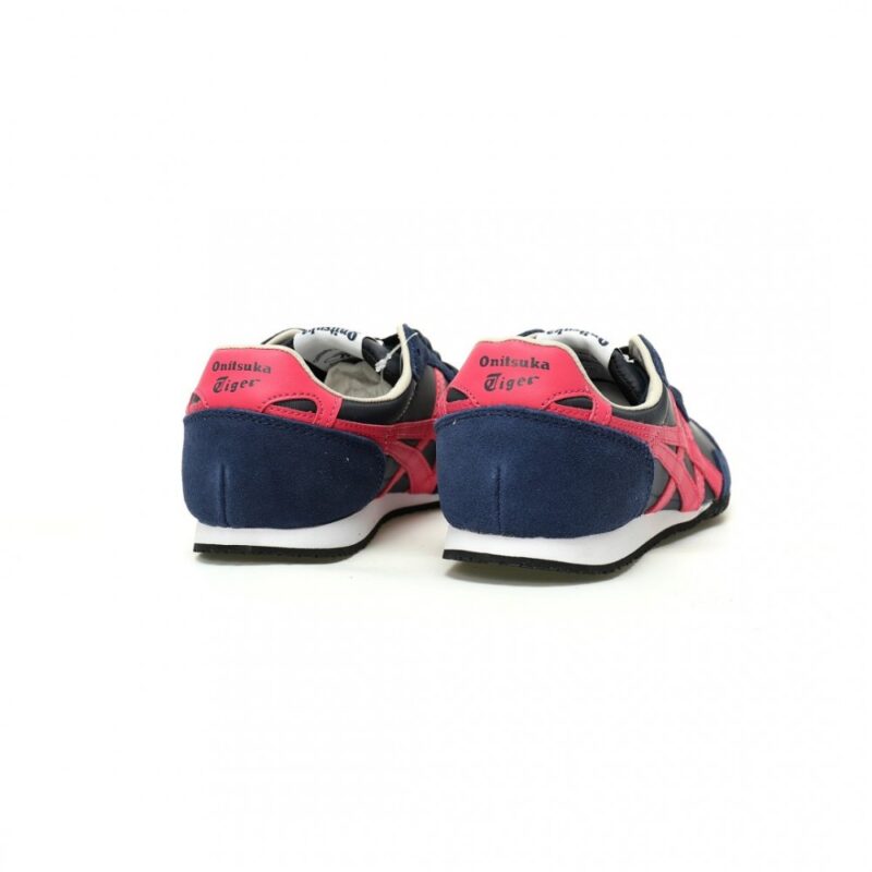 【AT12270】Onitsuka Tiger鬼塚虎 Serrano 塞拉诺シリーズ 海軍ブルーとバラのローカットカジュアルシューズ | Onitsuka Tiger