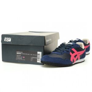 【AT12270】Onitsuka Tiger鬼塚虎 Serrano 塞拉诺シリーズ 海軍ブルーとバラのローカットカジュアルシューズ | Onitsuka Tiger