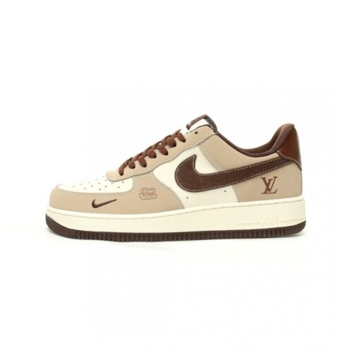 【AT12284】ルイ・ヴィトン x ナイキ Air Force 1 コラボレーションスニーカー｜高品質ラグジュアリー靴｜ストリートファッション | LV x Nike