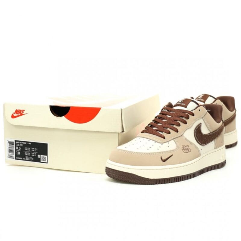 【AT12284】ルイ・ヴィトン x ナイキ Air Force 1 コラボレーションスニーカー｜高品質ラグジュアリー靴｜ストリートファッション | LV x Nike