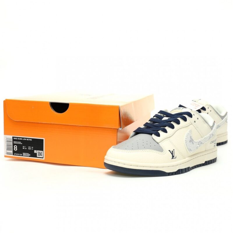 【AT12286】ルイ・ヴィトン x ナイキ SB ダンク ロー コラボレーション スニーカー | Louis Vuitton x Nike