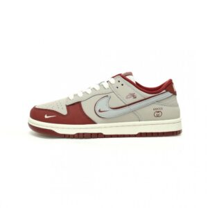 【AT12289】Gucci x Nike SB Dunk Low コラボ スニーカー 高級レザーと快適なサポート | Gucci x Nike