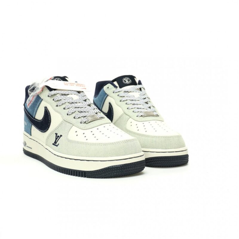 【AT12296】ルイヴィトン x ナイキ エアフォース1 コラボ スニーカー - 高級感とストリートスタイルの融合 | LV x Nike