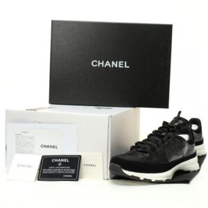 【AT12315】シャネルChanel 2025シリーズブラックスニーカー スタイリッシュな革製スポーツシューズ | Chanel Paris