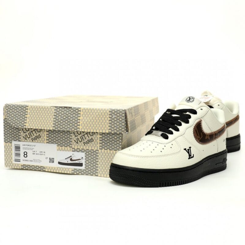 【AT12322】ルイ・ヴィトン x ナイキ エアフォース1 07 LV8 Low スニーカー | LV x Nike