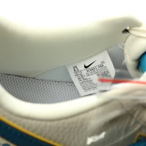【AT12344】ナイキ エアフォース1 ミニオン レザースニーカー クリーム色 水色ディテール 弾きある快適 靴 | Nike Air Force 1