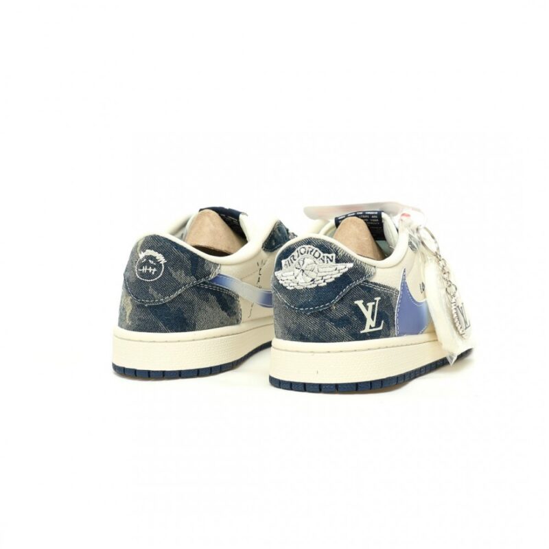 【AT12348】限定版ルイ・ヴィトン x トラビス・スコット x ナイキ エア・ジョーダン 1 コラボスニーカー | LV x Nike