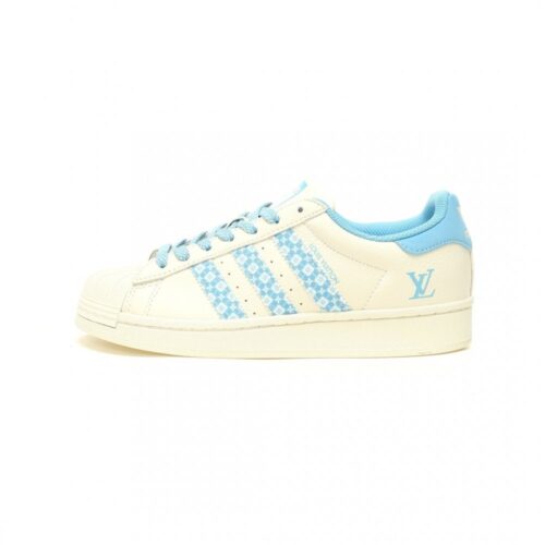 【AT12366】Louis Vuitton x アディダスオリジナルス スーパースター コラボレーション スニーカー プレミアムデザイン | Louis Vuitton x Adidas