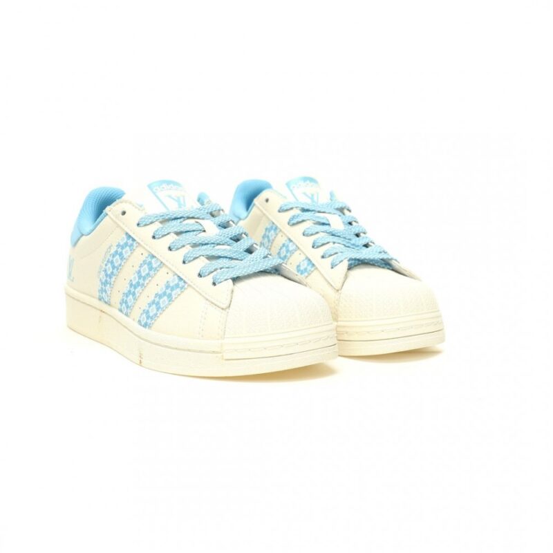 【AT12366】Louis Vuitton x アディダスオリジナルス スーパースター コラボレーション スニーカー プレミアムデザイン | Louis Vuitton x Adidas