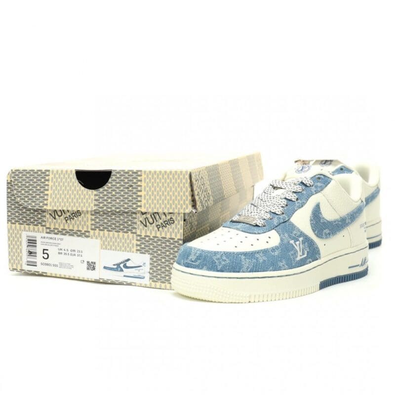 【AT12395】ルイ・ヴィトン x ナイキ　Air Force 1 コラボ スニーカー | LV x Nike