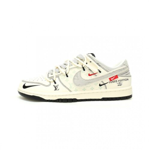 【AT12397】ルイ・ヴィトン x ナイキ SB ダンク ロー コラボスニーカー | ファッション界の画期的なアイテム | Louis Vuitton x Nike