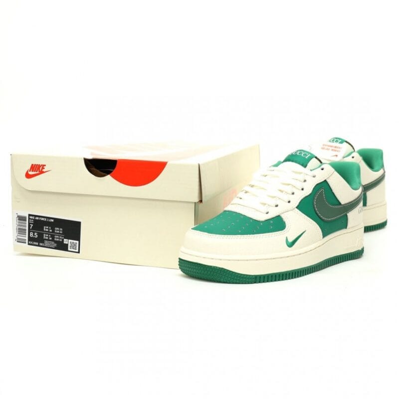 【AT12413】エア フォース 1 x グッチ カスタムスニーカー - 高級なストリートファッション | Nike x Gucci