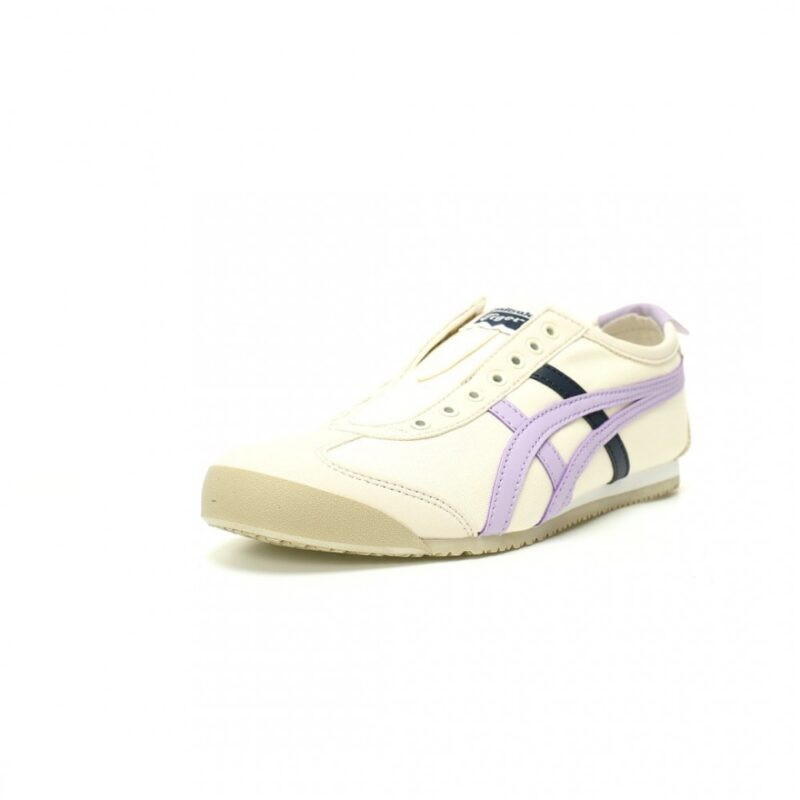 【AT12433】オニツカタイガーメキシコ66シリーズ ストライプデザインのリトロなスニーカー | Onitsuka Tiger